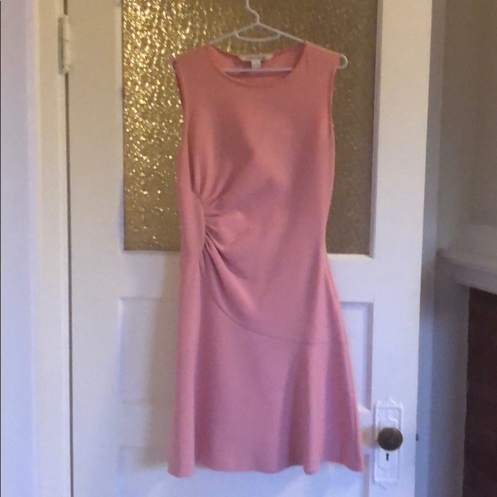 Diane von frustenberg dvf pink shift dress